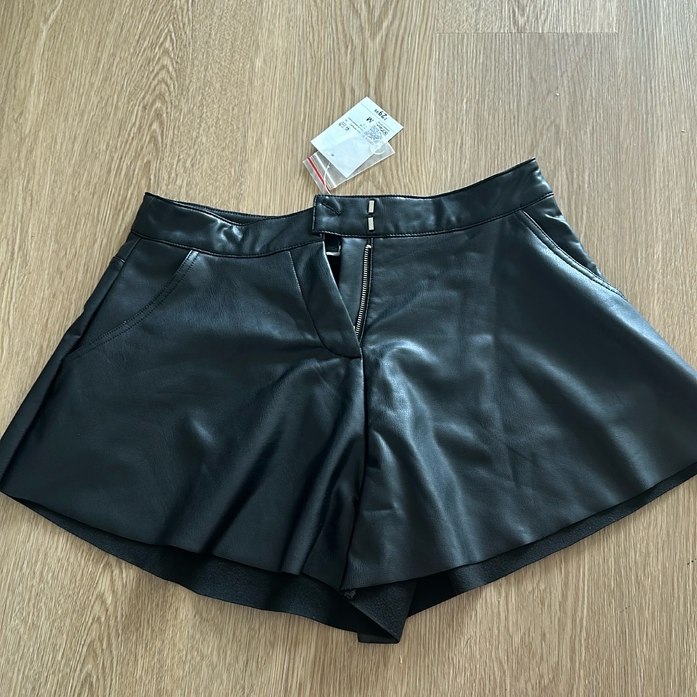 Forever 21 faux leather shorts